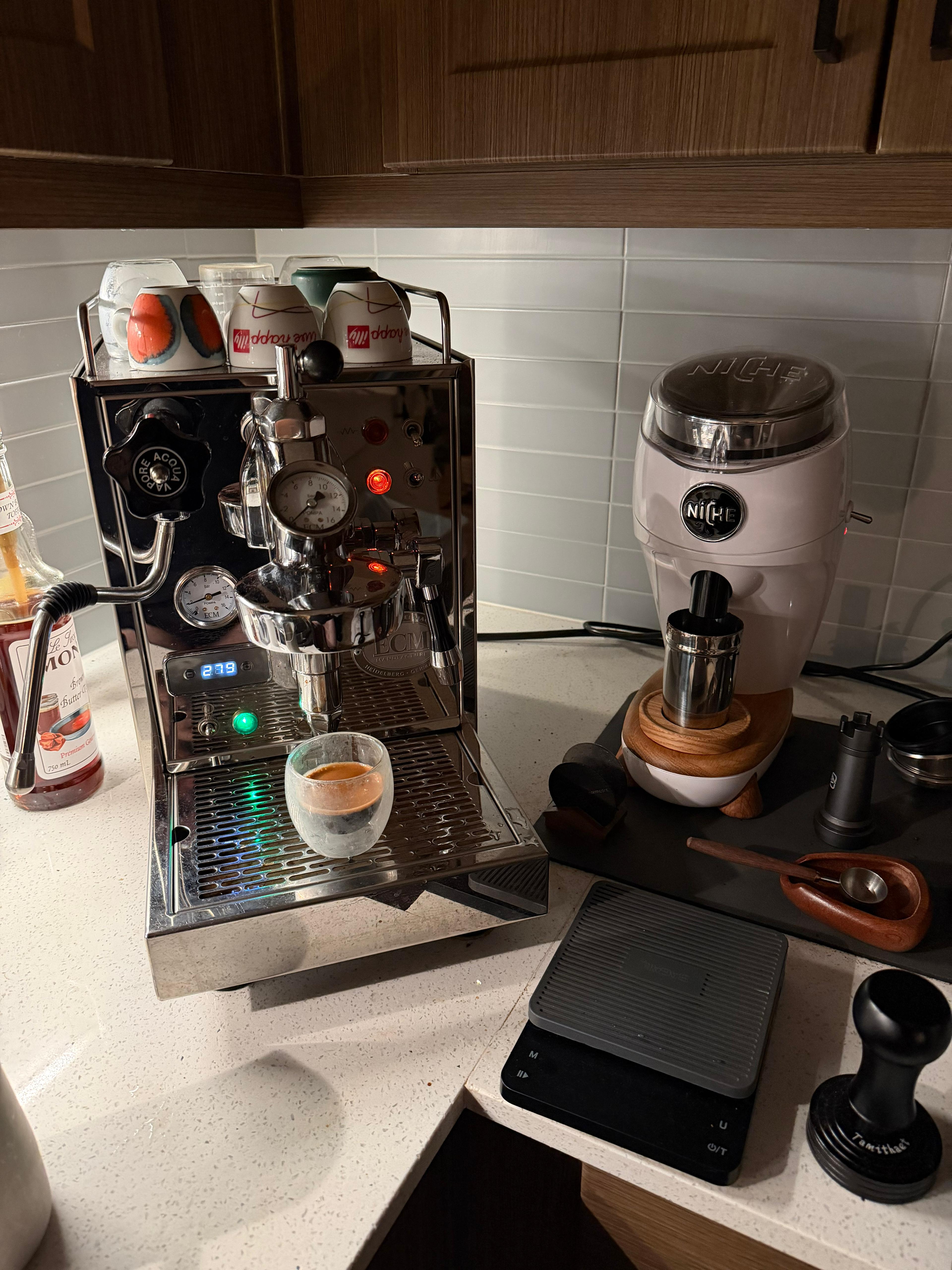 Home espresso station